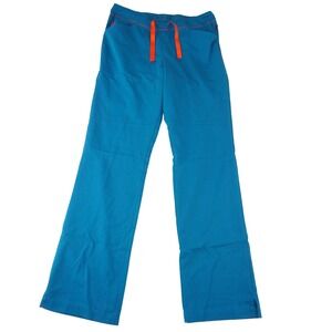 IguanaMed‎ Teal Blue Scrub Pants Mens Tall Drawstring Medical Uniform